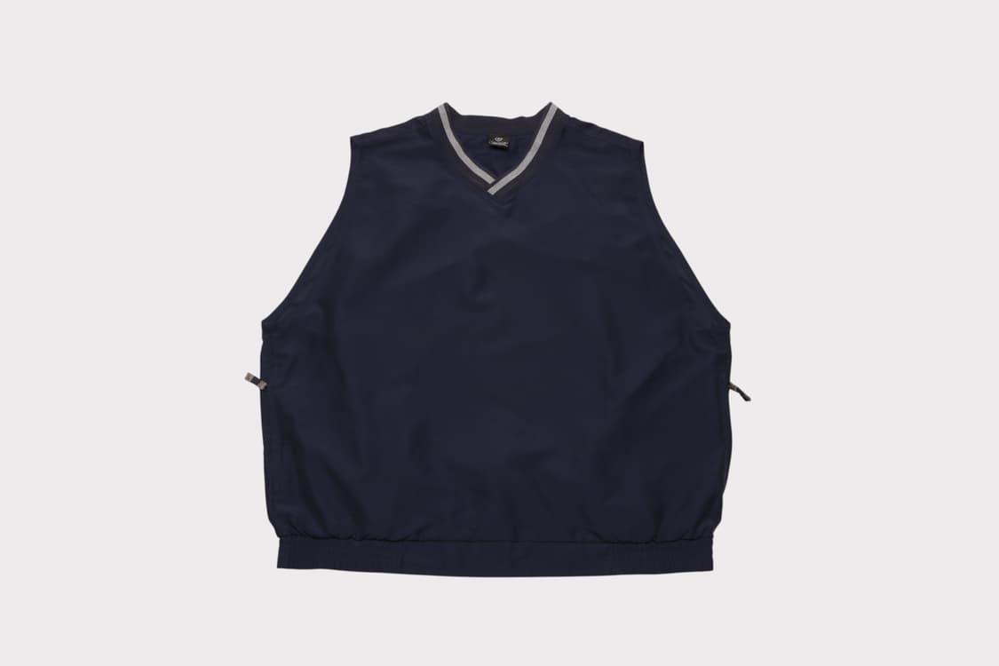 [XL] 00's 나이키 스우시 네이비 웜업 조끼 베스트 상품이미지1