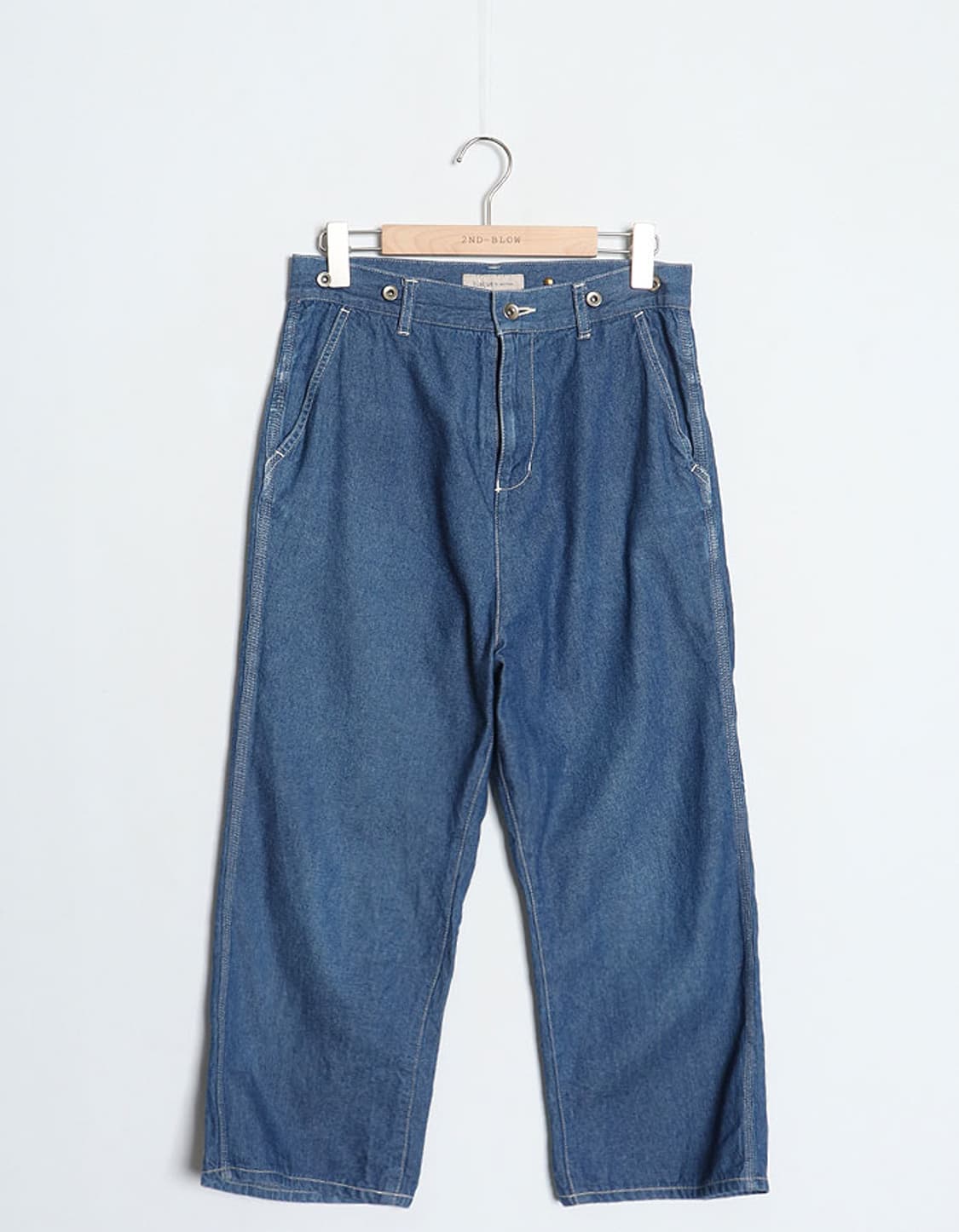 bisque by nest Robe Crop Baggy Denim(27) 상품이미지1