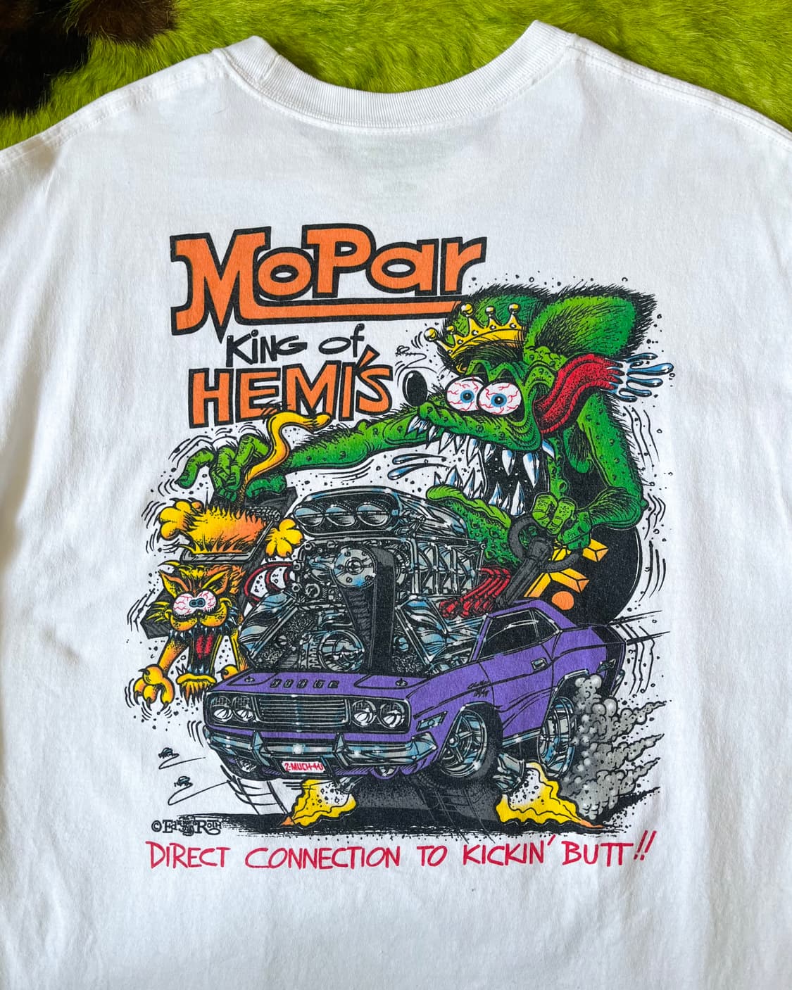 2000s Rat Fink Hot Road Printed T-Shirt 상품이미지9