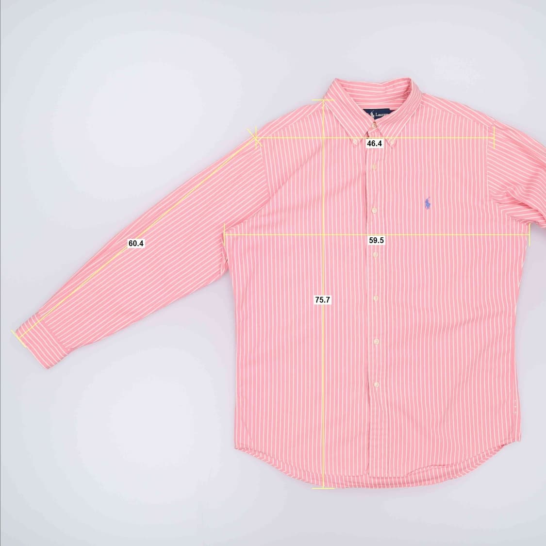 [L] 폴로 랄프로렌 커스텀핏 스트라이프 셔츠 남방 3780 상품이미지7