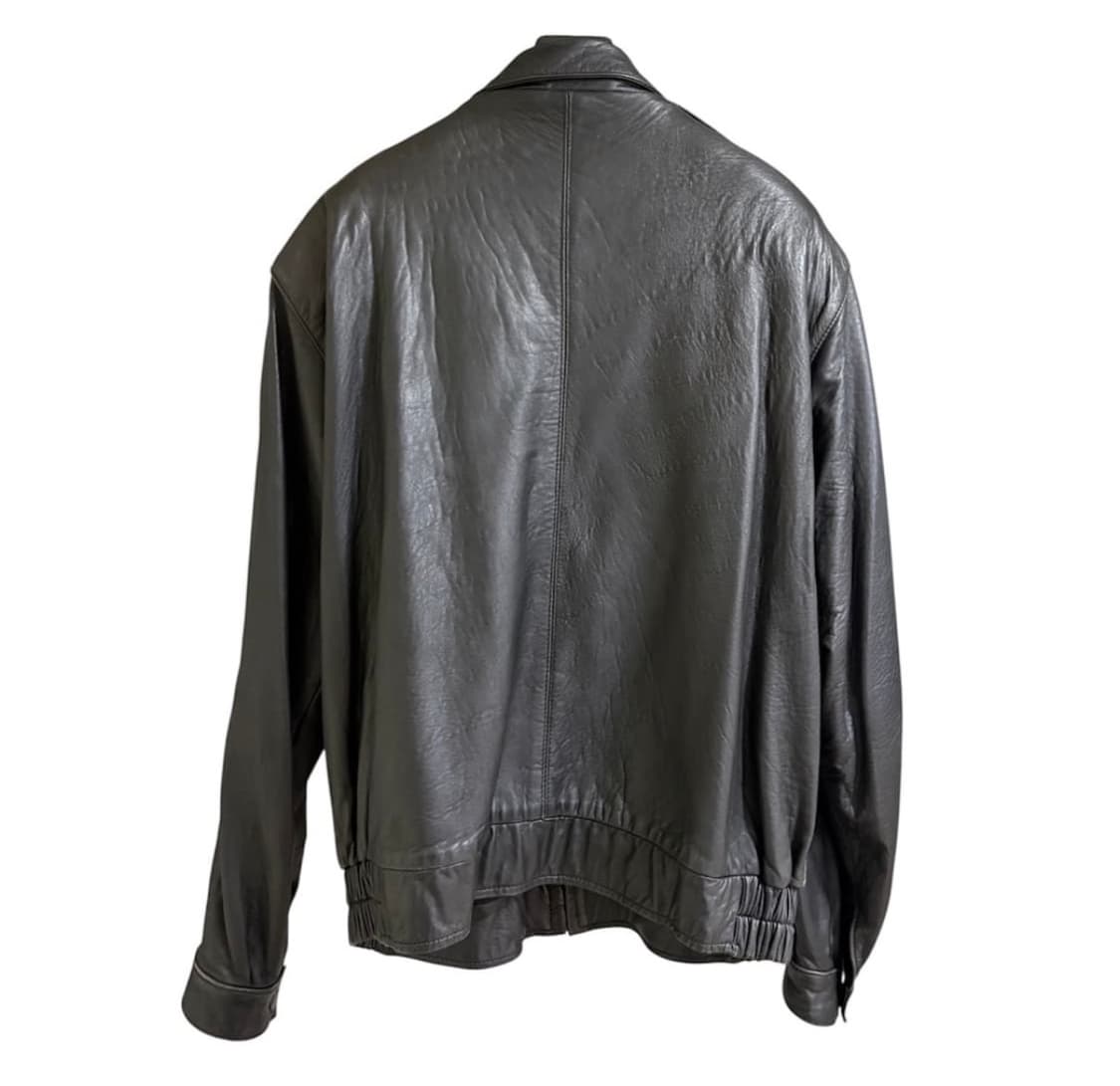 80‘s EU 리얼레더 봄버자켓 상품이미지2