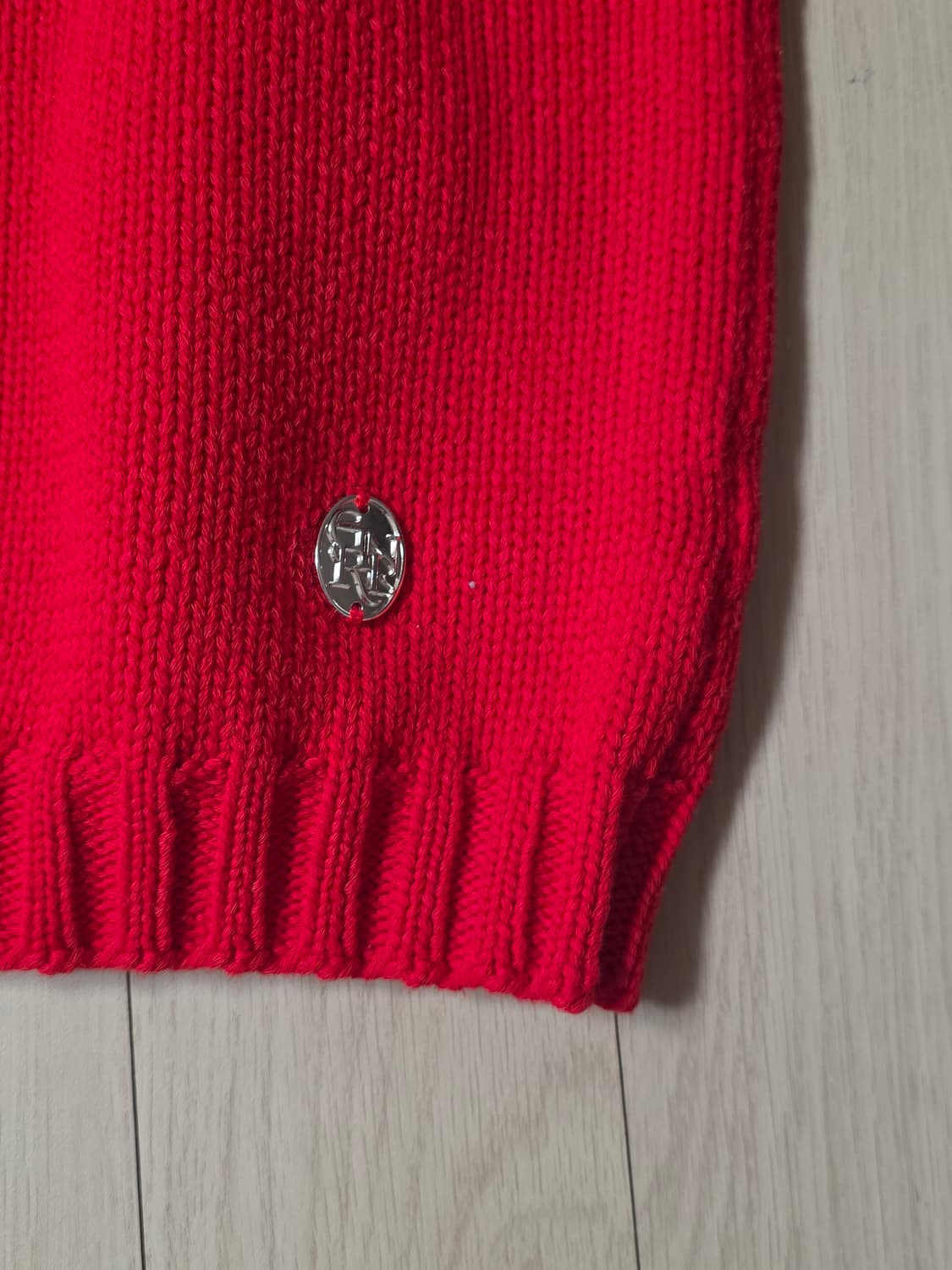 제너럴아이디어 코튼 하프 니트 상품이미지2