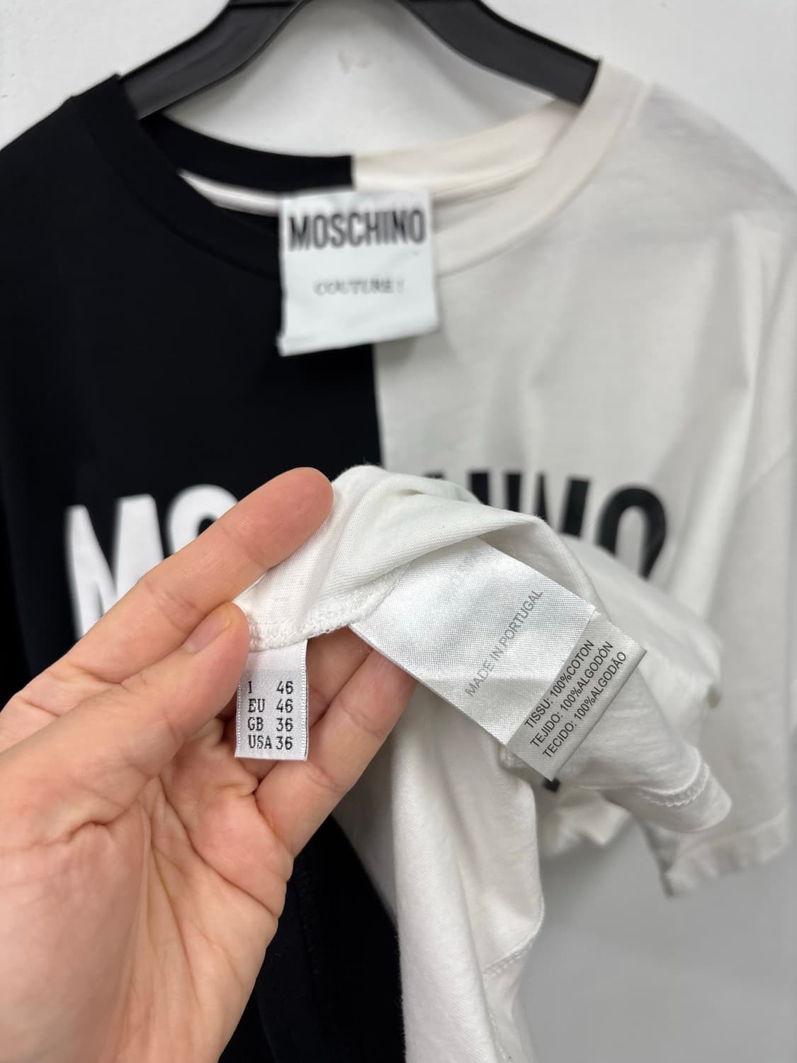 모스키노 로고 반팔티  상품이미지5