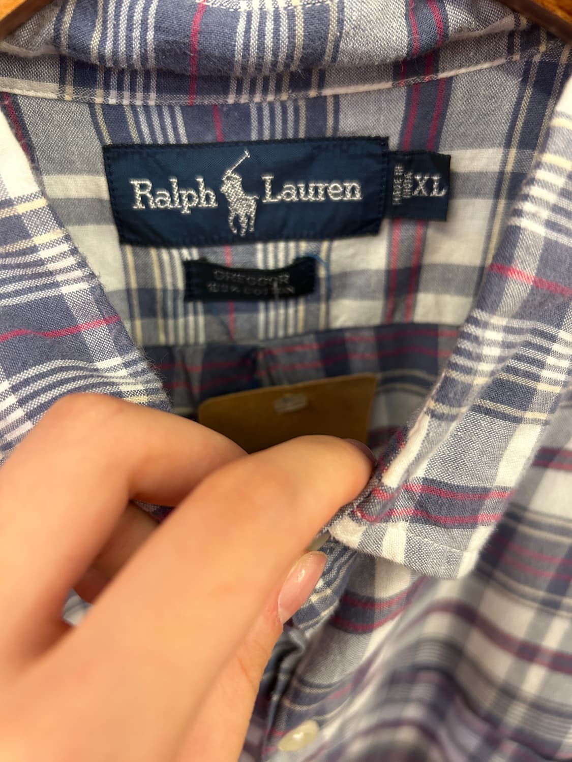 Polo Ralph Lauren  블루 그레이 반팔 셔츠 상품이미지4