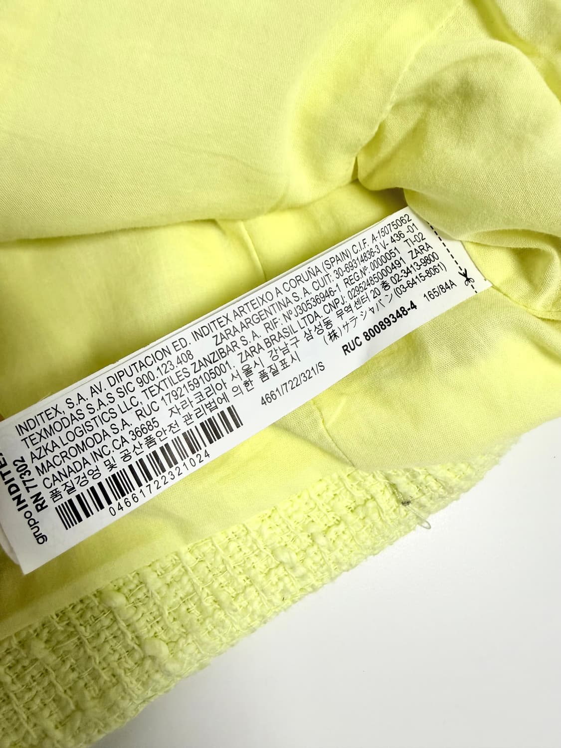 자라 스트럭처 크롭자켓 (S) 상품이미지6