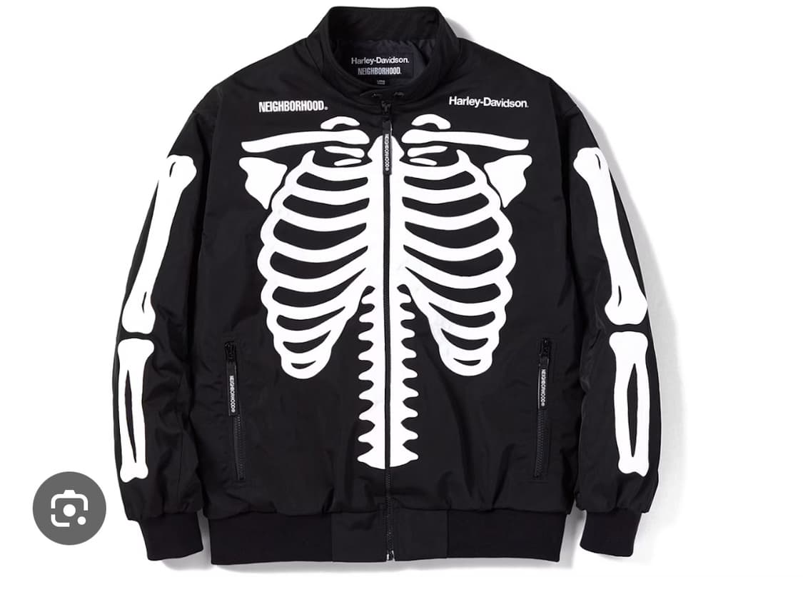 [L]네이버후드 할리데이비슨 본 레이싱 자켓 상품이미지1