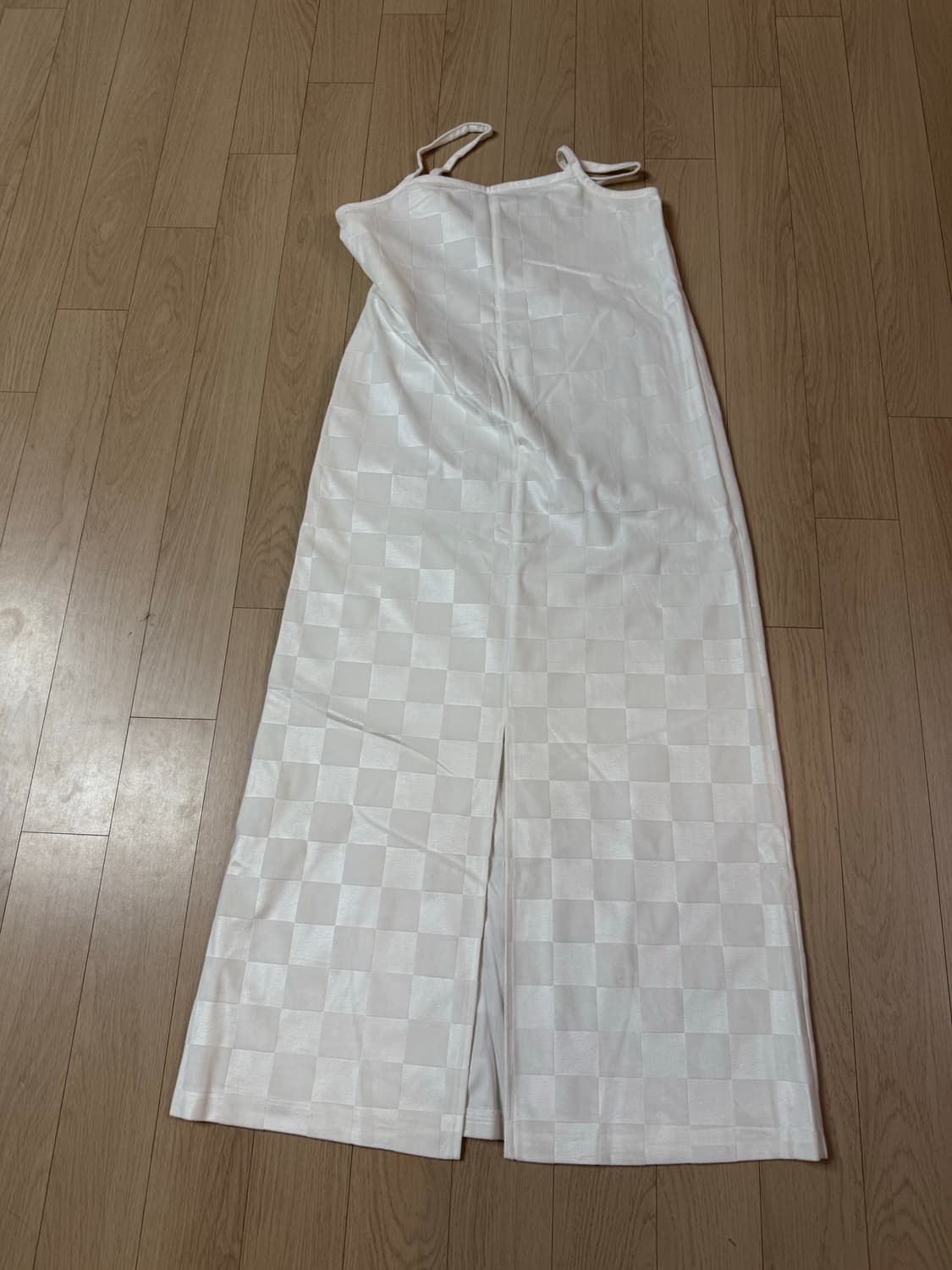 벨벳 체크 원피스 새상품  상품이미지3