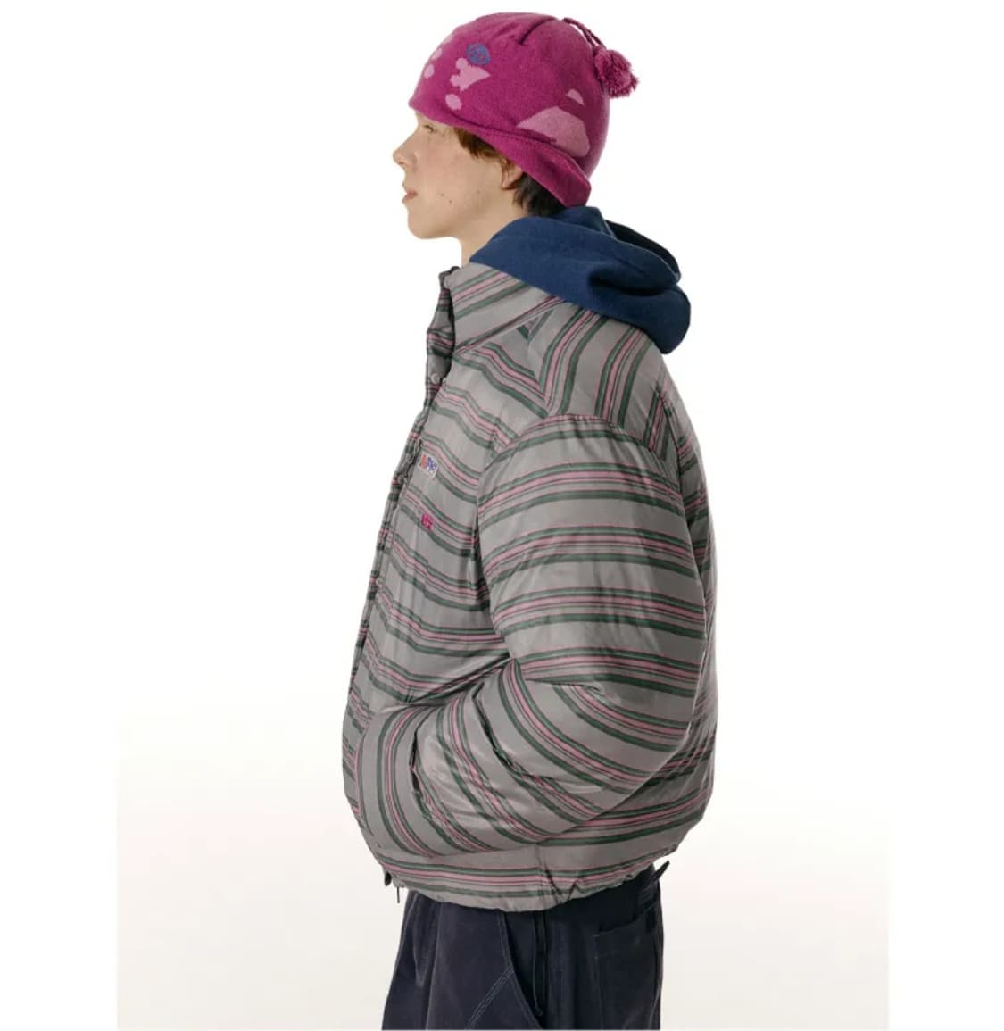 테켓 리버시블 패딩 블랙 상품이미지3