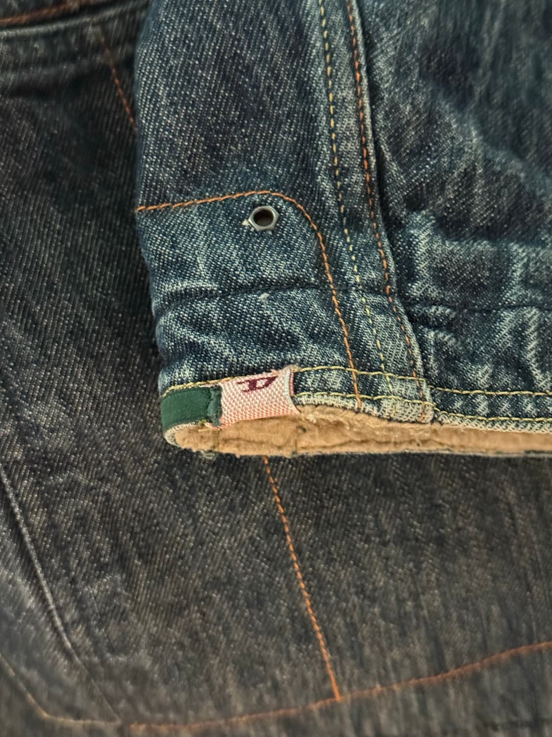 00s 디젤 데님 쉐르파 코트 자켓 상품이미지8