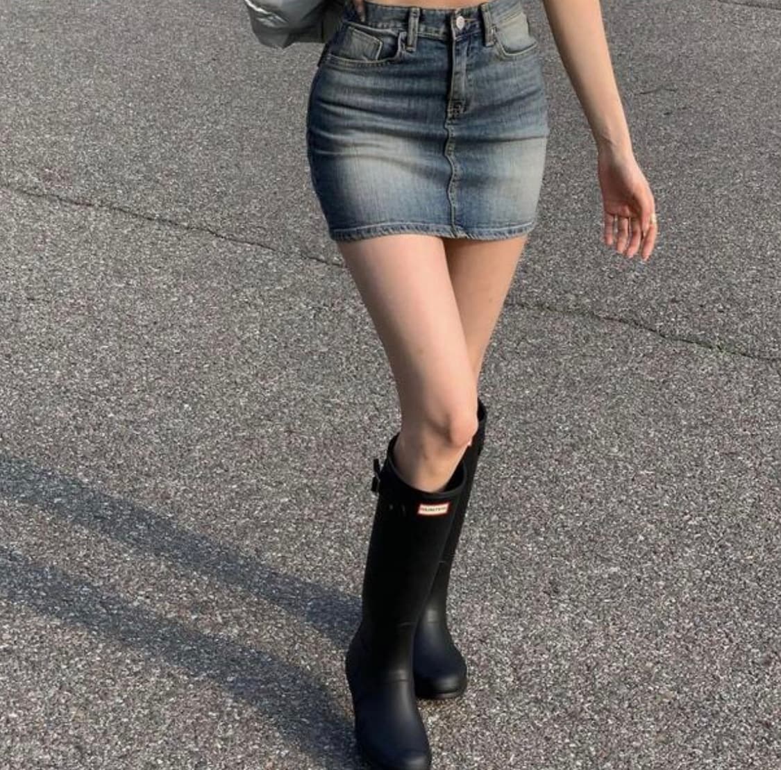 모디무드 포켓데님 미니 스커트 s 상품이미지2