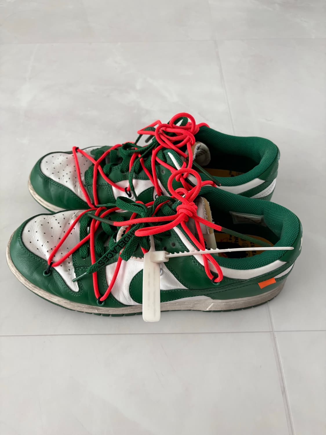 나이키 오프화이트 덩크 그린 상품이미지3