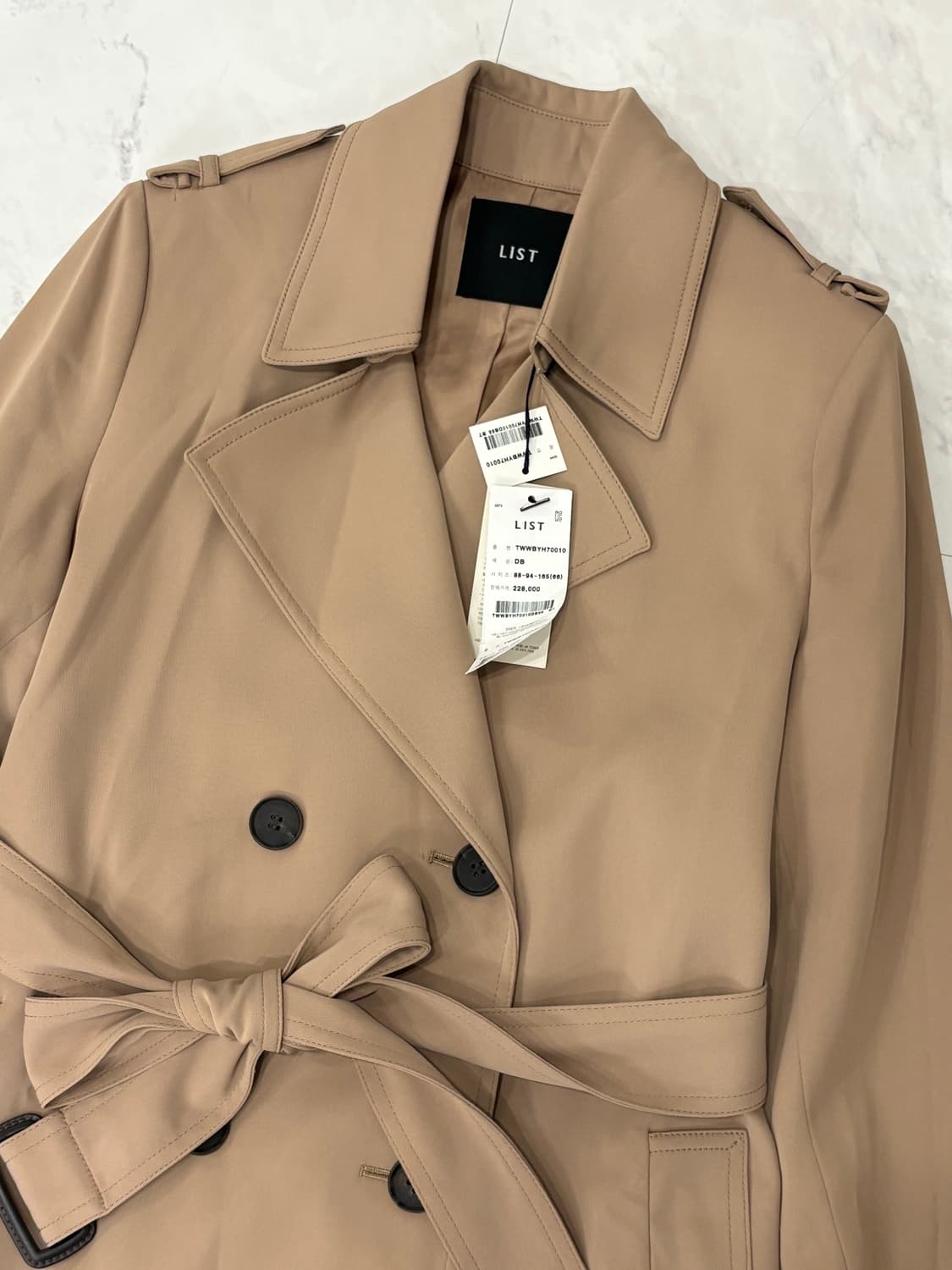 list trench coat 상품이미지2