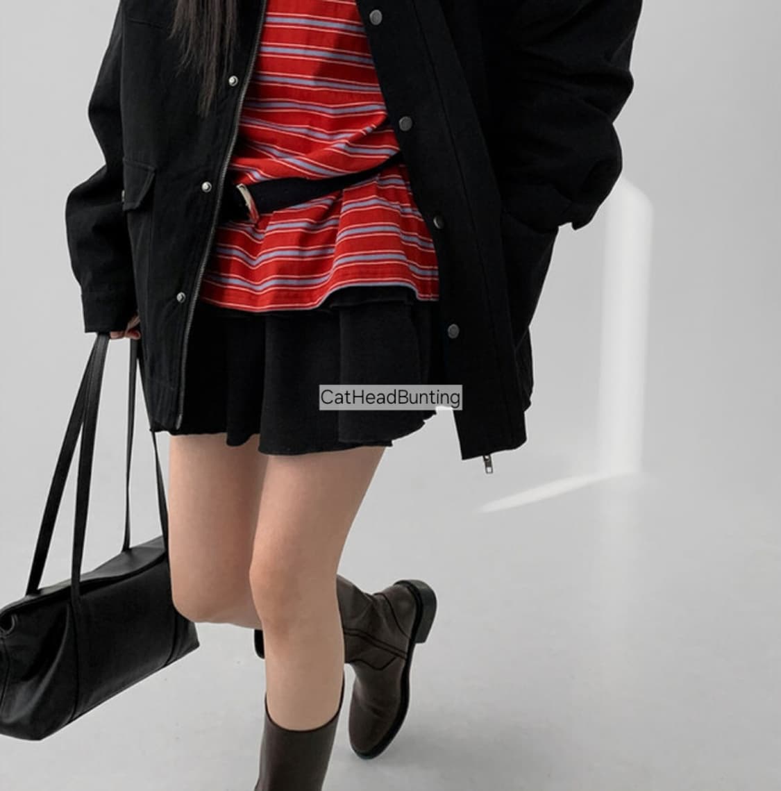 릿킴 블랙업 어텀 프롬비기닝 블랙 캉캉 스커트 상품이미지4