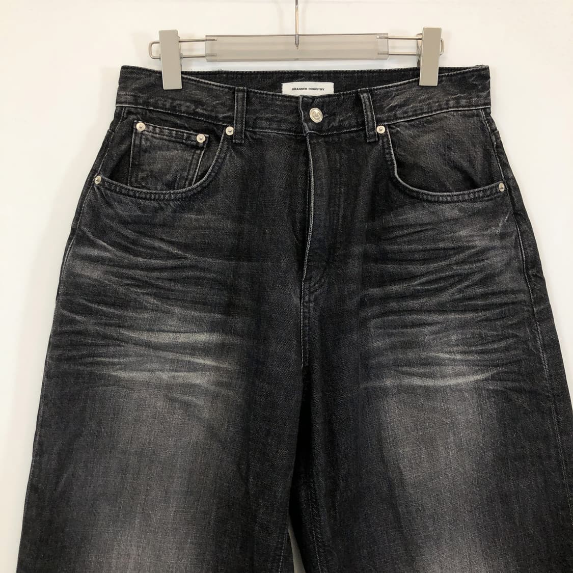 브랜디드 1702 블랙워리어 와이드데님진 30 인치 상품이미지2