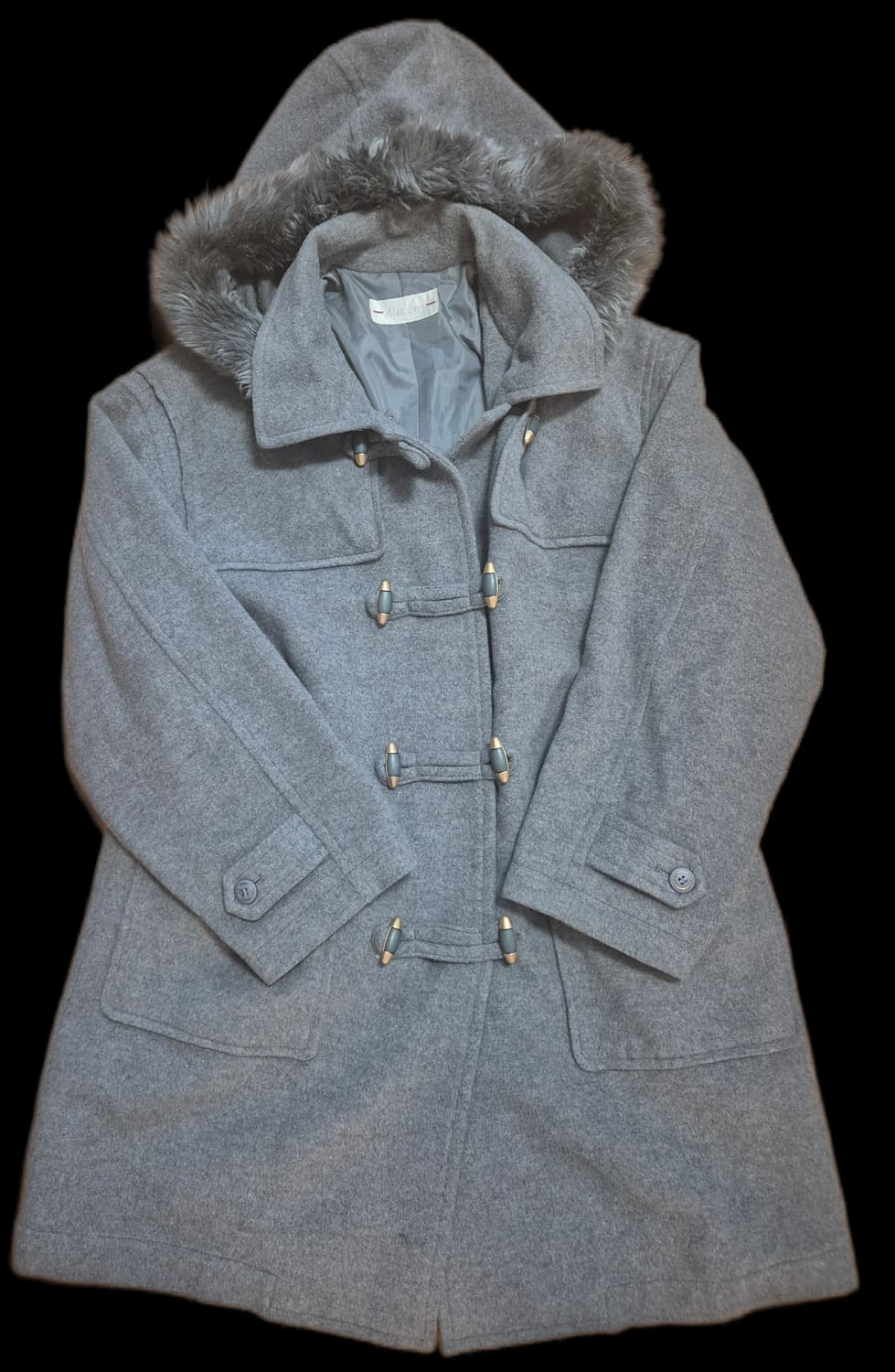 급처/울95) 대장 멜란지 그레이 오버핏 코트 떡코 모리 러블리 데일리 상품이미지2