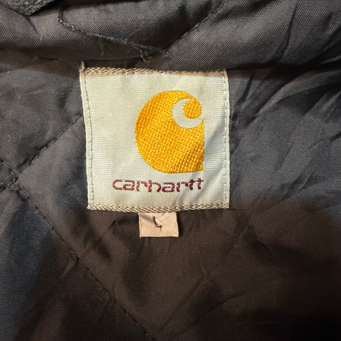 칼하트 블랙 퍼 후드 워크 자켓 상품이미지4