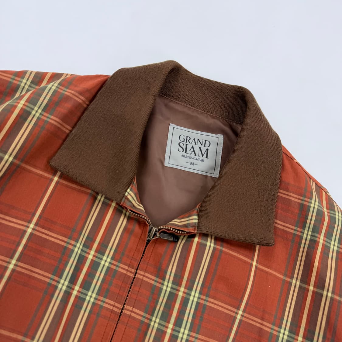 먼싱웨어 체크 블루종 자켓 상품이미지5