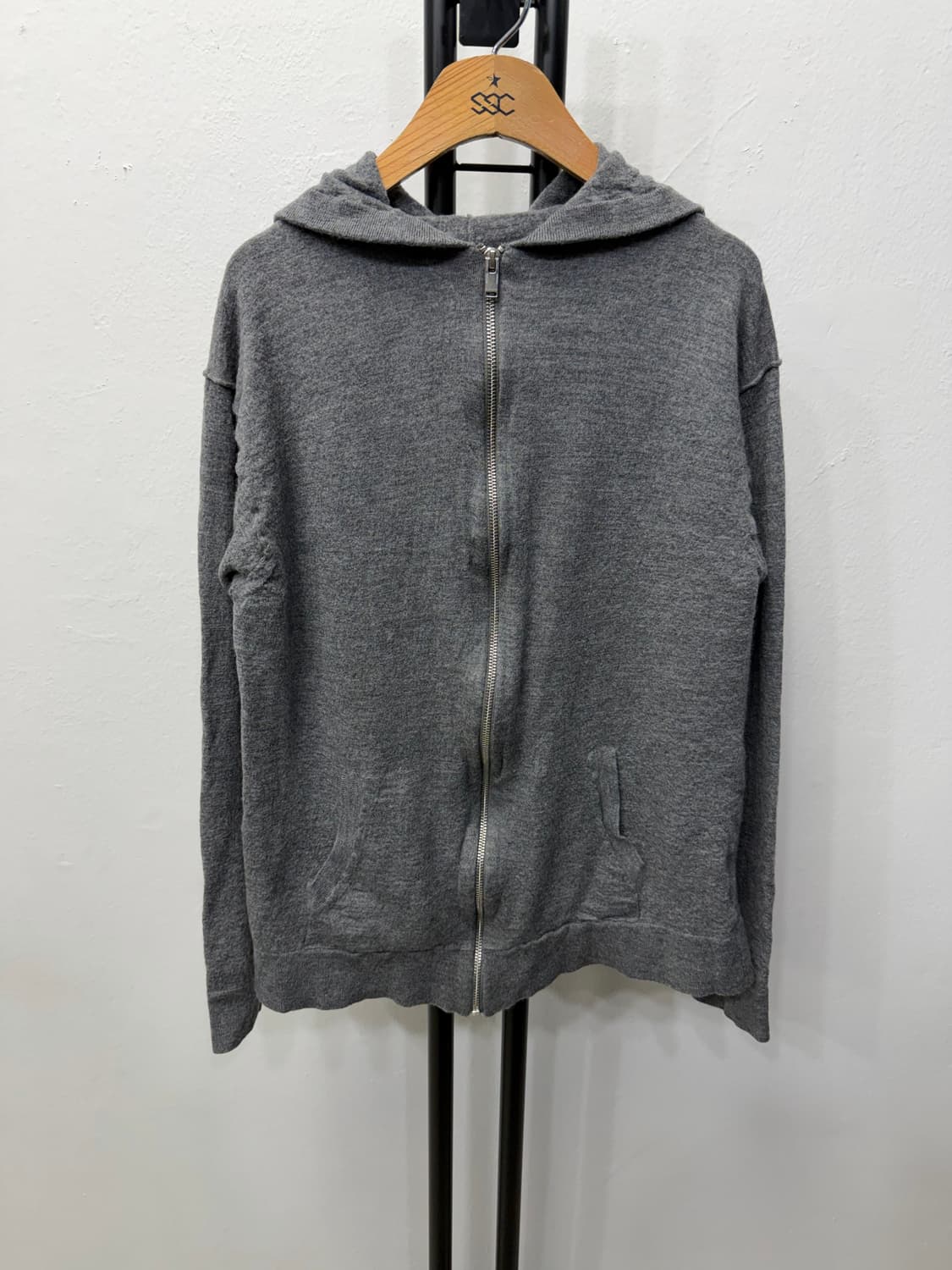 정품) 쟈딕앤볼테르 메리노울 니트 집업 XL 상품이미지1