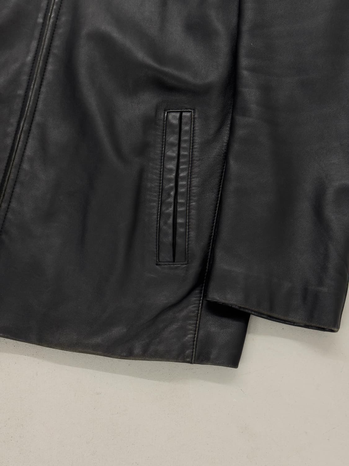 레더 집업 자켓 상품이미지5