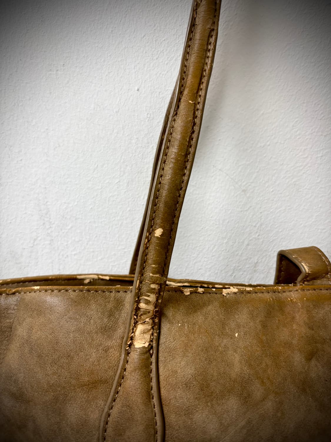 “FUGA” Minimal Brown Leather Bag 상품이미지6