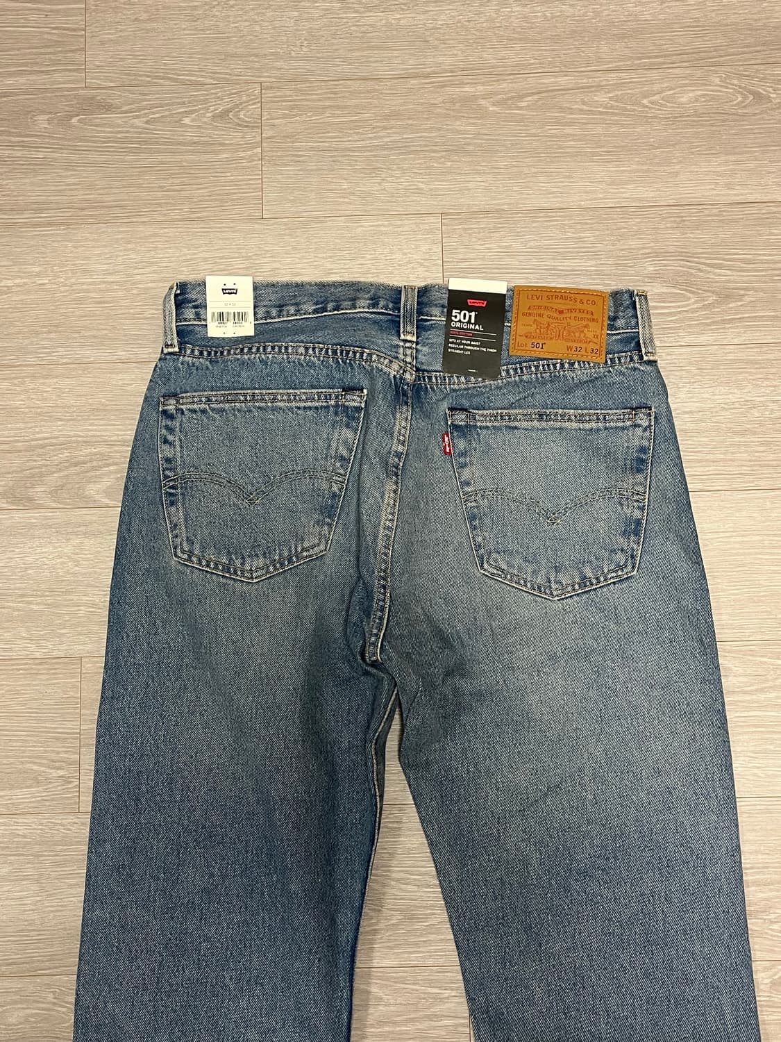 (국내미발매,새상품) 리바이스 501 스트레이트 데님 프리미엄 라인 청바 상품이미지8