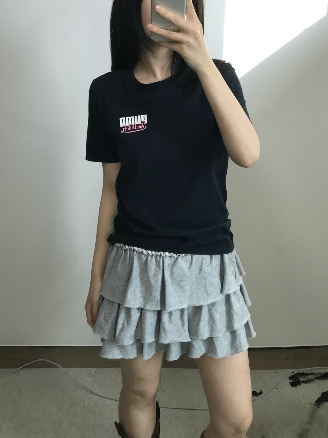 푸마 x 본더치 블랙 반팔 티셔츠 상품이미지1