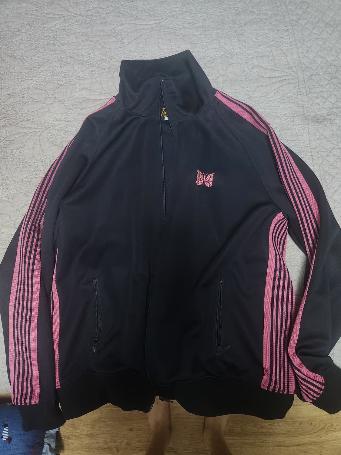 니들스 트랙자켓 XL 네이비 핑크 상품이미지1