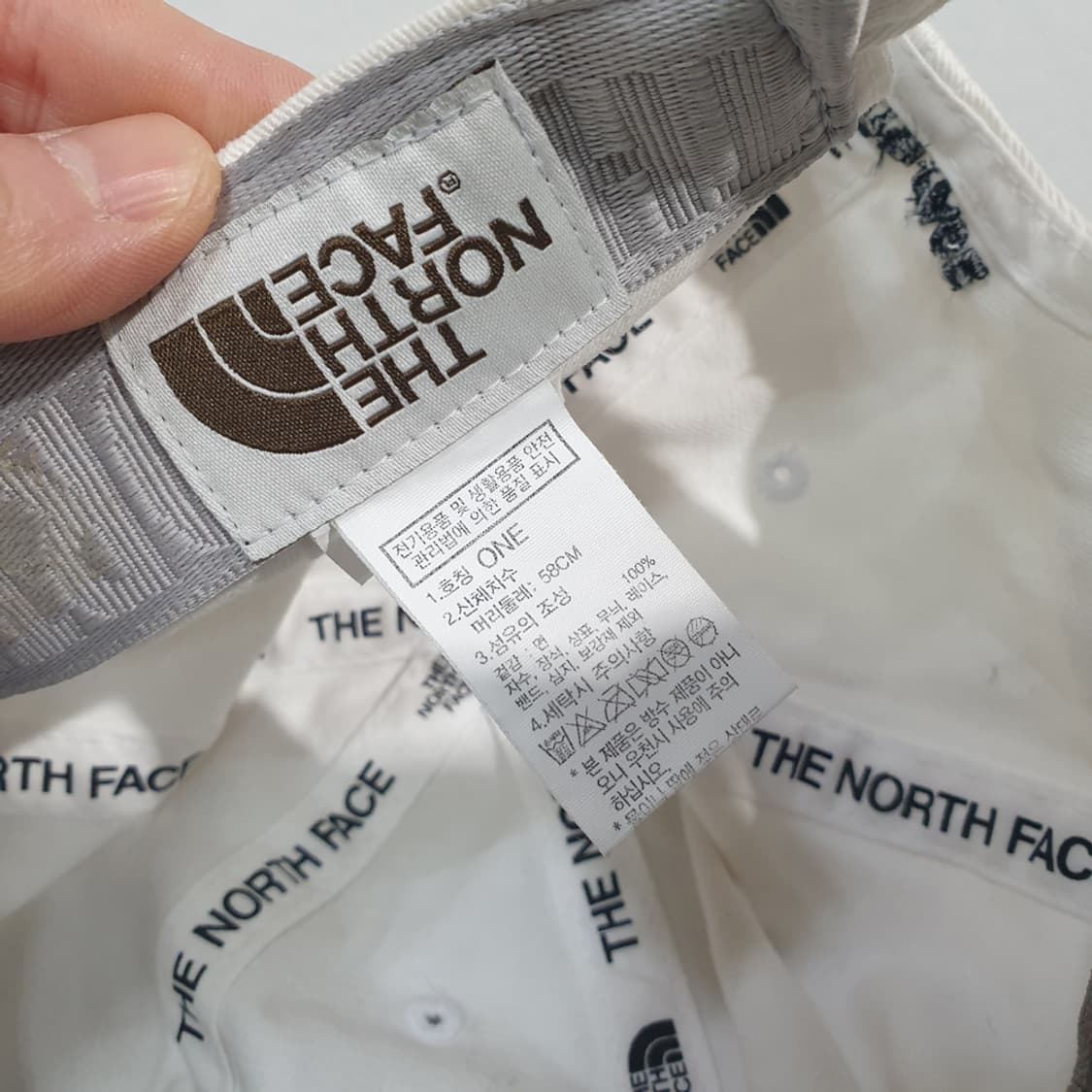 노스페이스 화이트라벨 코튼 볼 캡 상품이미지6