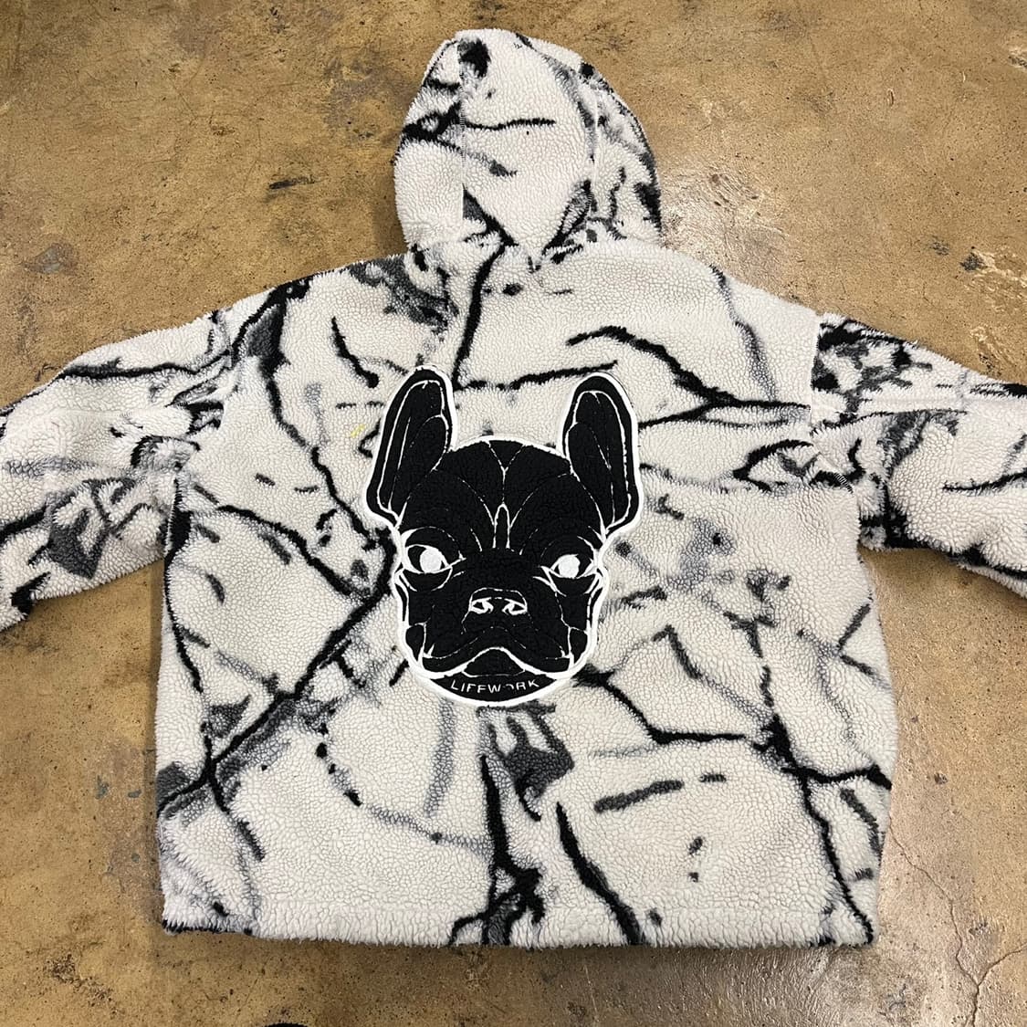 [정품/L] 라이프워크 퀼팅 후드 양면 패딩 블랙 b14 상품이미지4