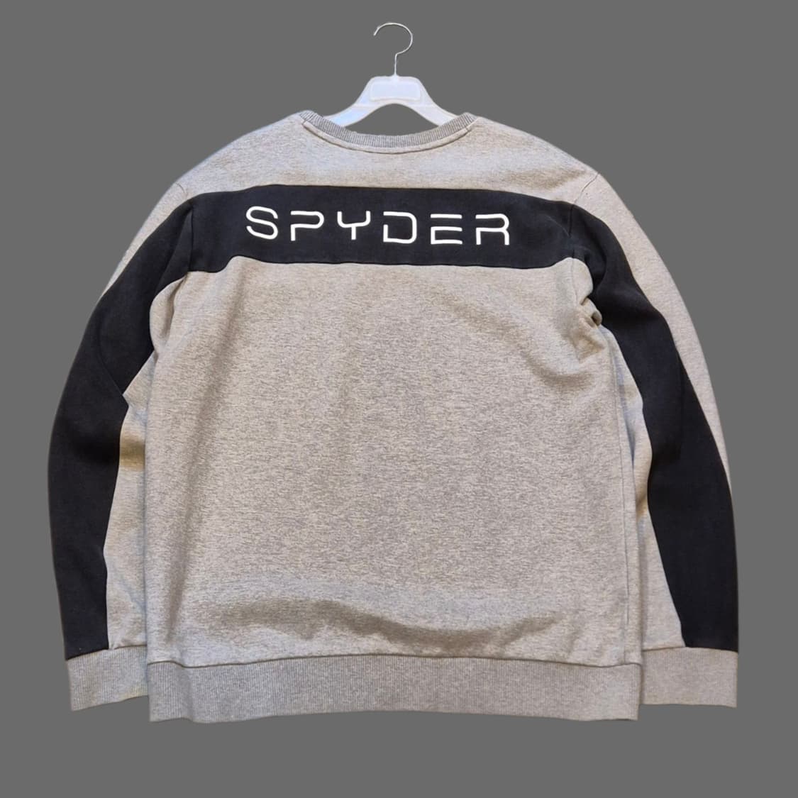 XL 스파이더 그레이 배색 맨투맨  상품이미지2