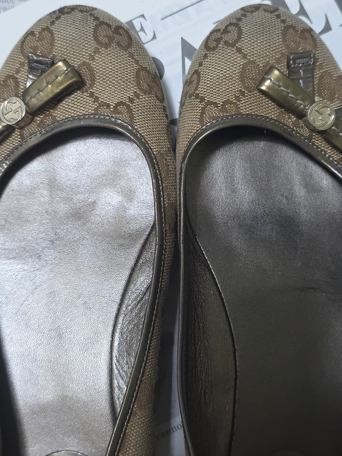 구찌 GG 캔버스 플랫슈즈 36 (230) 상품이미지6