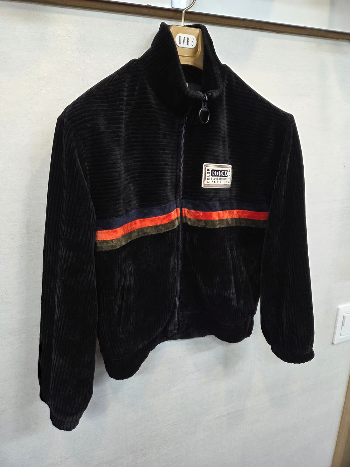 코닥 키즈 주니어 레터링 코듀로이 집업 자켓 140 상품이미지7