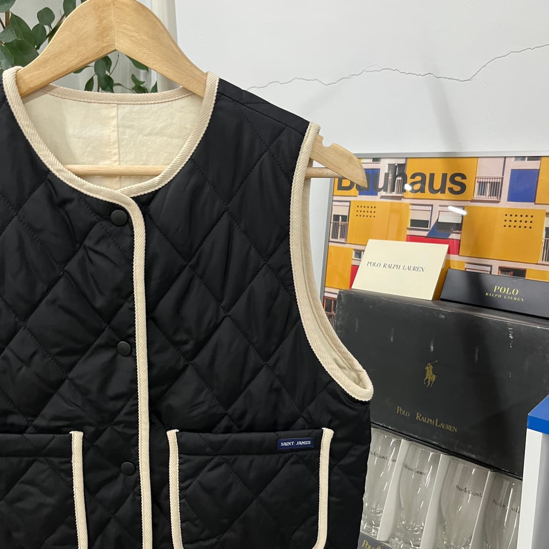 세인트제임스 리버시블 패딩 베스트 S 상품이미지2