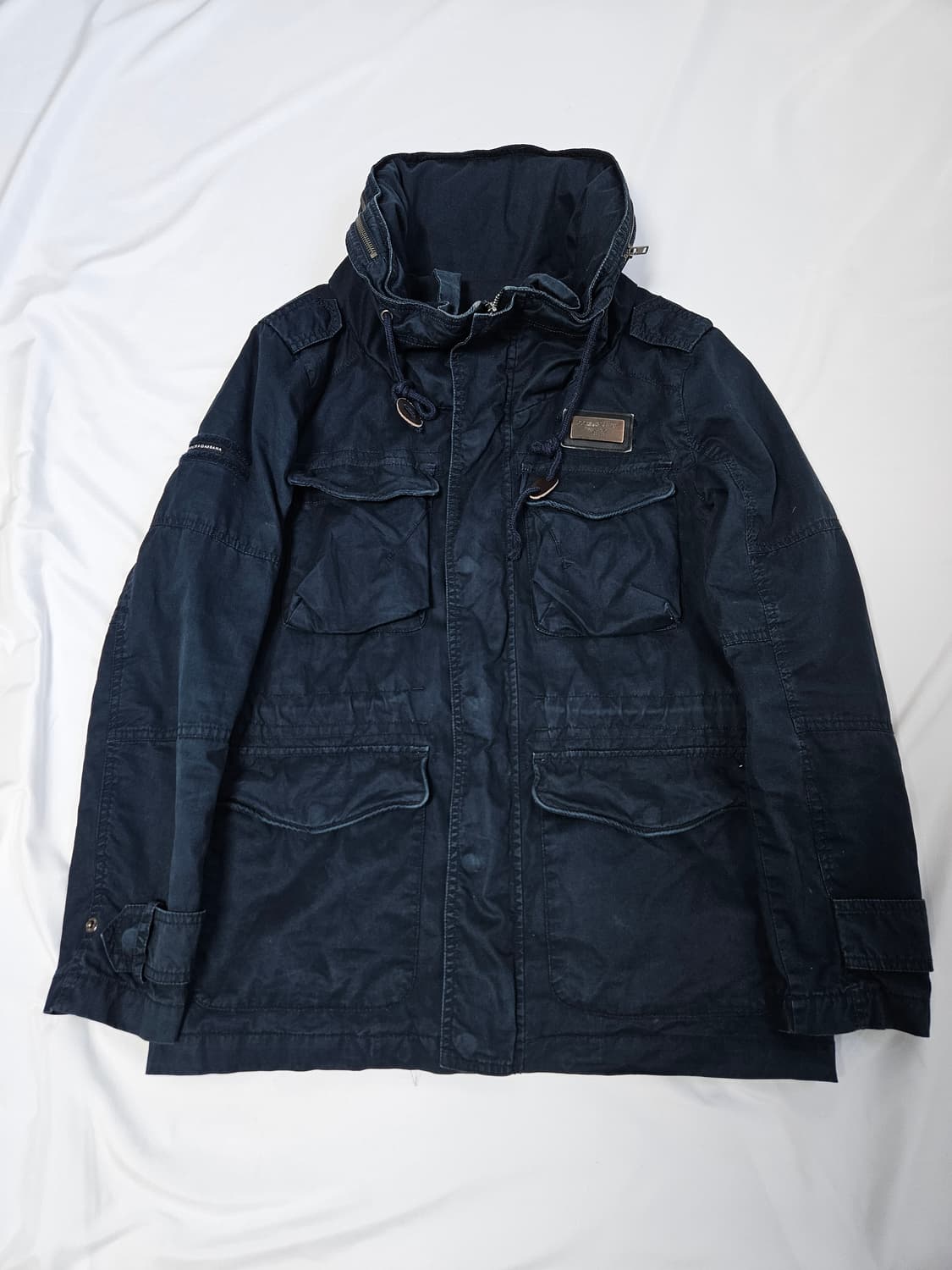 돌체앤가바나 남성 M65 사파리 헌팅자켓 코튼 후드포켓 빈티지 48 정품 상품이미지1