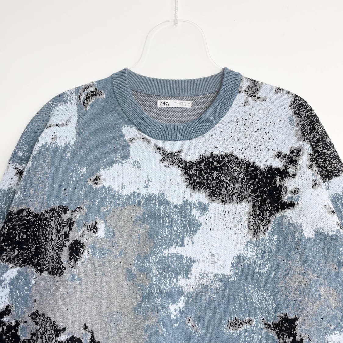C2 자라(Zara) 앱스트랙트 자카드 스웨터 L사이즈 상품이미지2