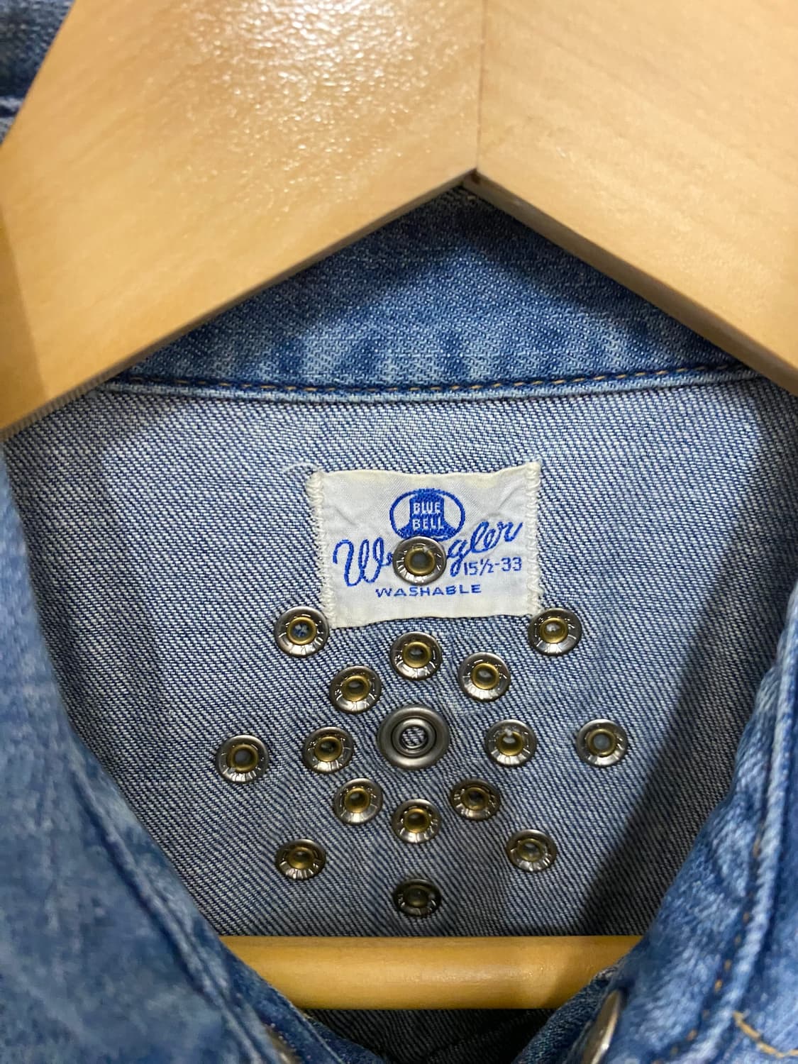 WRANGLER gemstone denim western shirts 상품이미지6