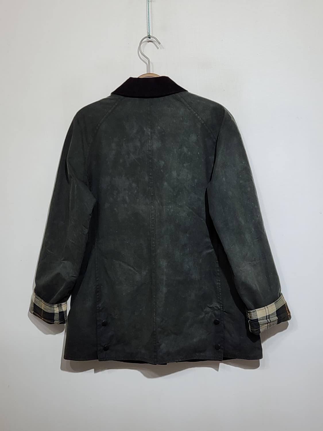 (M) 바버 비드넬 왁스자켓 세이지 왁싱점퍼 영국판  상품이미지7