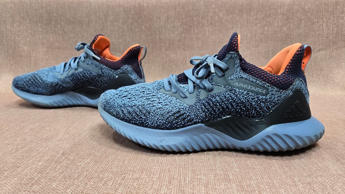 아디다스 260mm-  알파바운스 운동화 블루/오렌지 상품이미지4