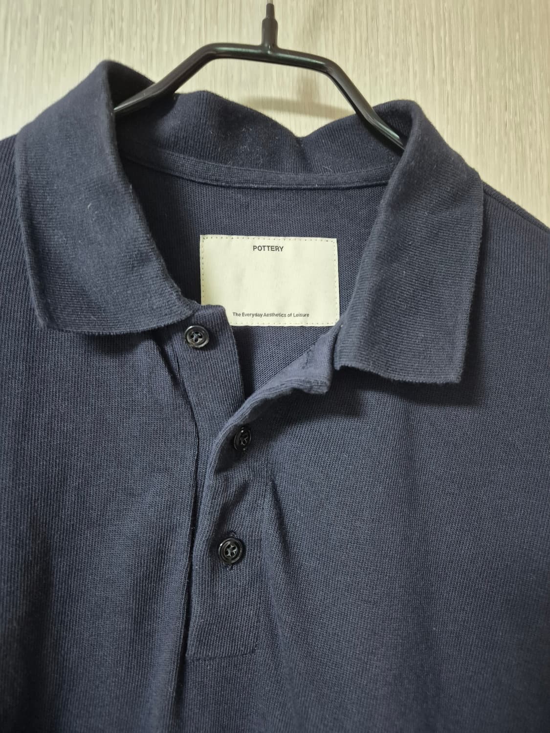 Pottery 포터리  캄포트 폴로 스웻셔츠  카라 맨투맨 긴팔 3사이즈 상품이미지3