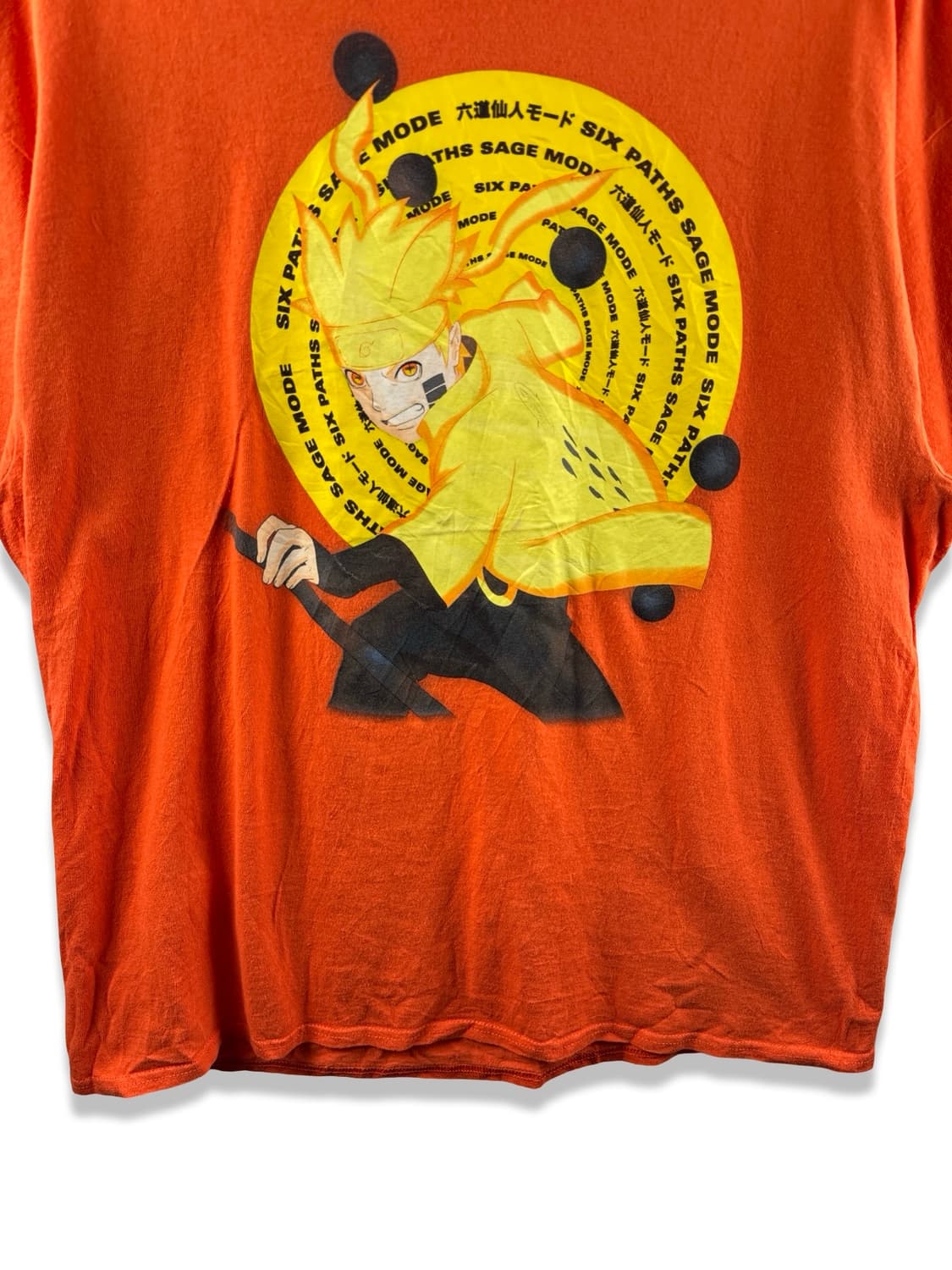 나루토 육도선인 오피셜 오렌지 반팔티셔츠2059 상품이미지3
