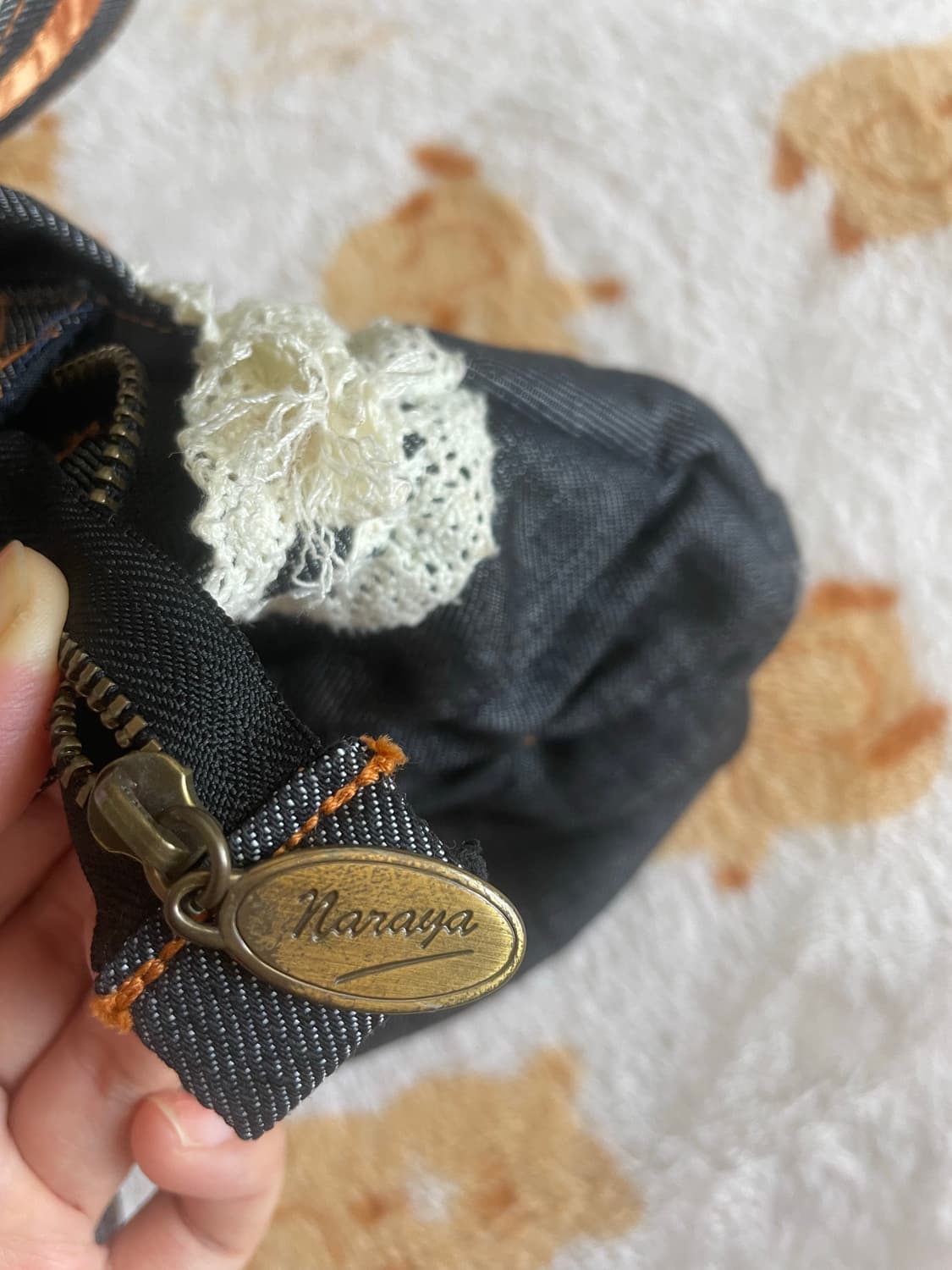 모리걸 빈티지 레이스 리본 토트백 👜🎀 상품이미지6