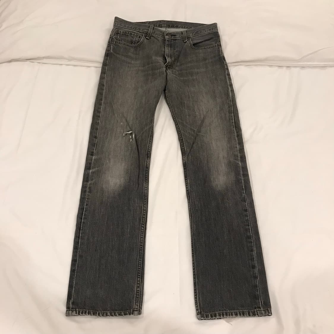 리바이스 505 MADE IN JAPAN 흑청 데님 32/34 상품이미지6