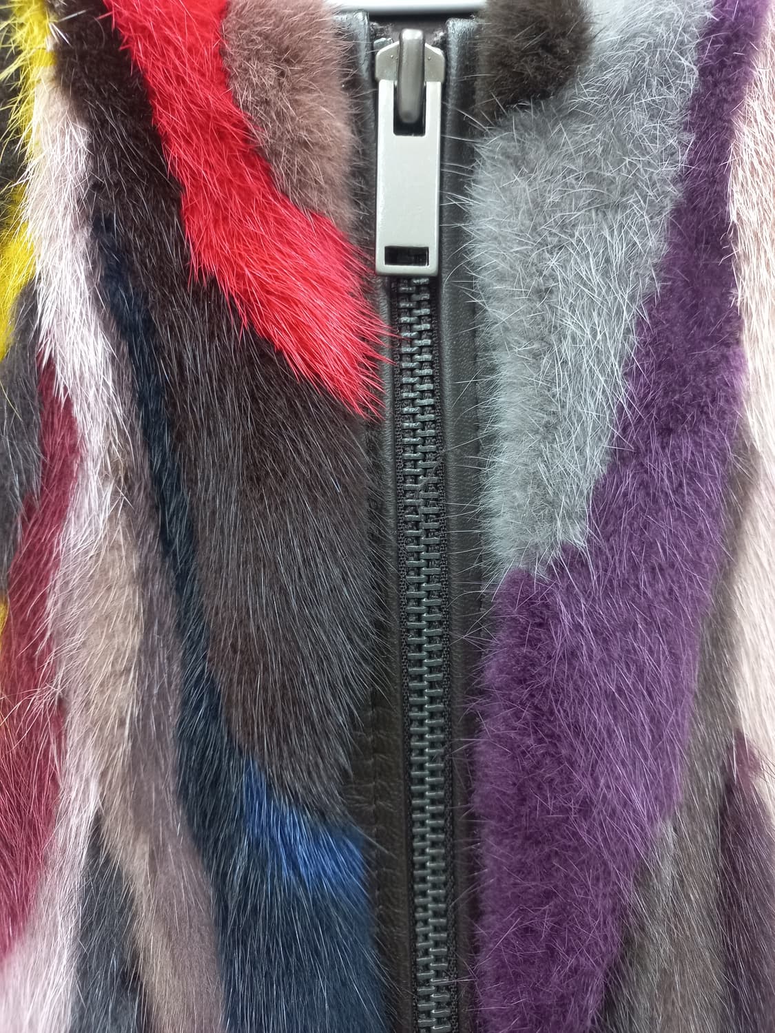 유로컬렉션 밍크 배색 베스트 (여 100) 상품이미지2