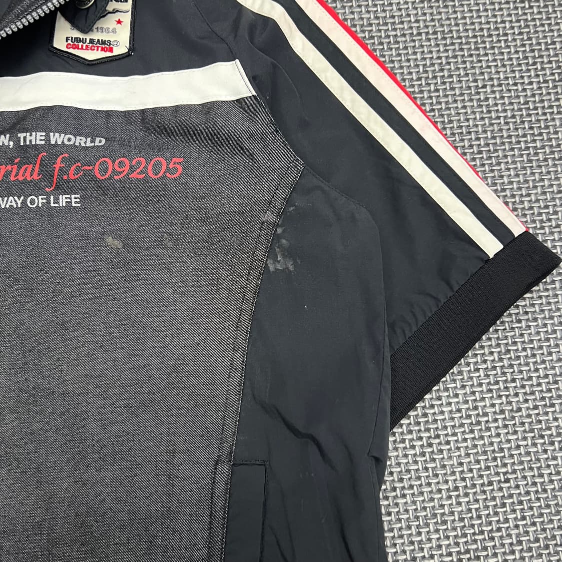 후부 반팔 레이싱 후드자켓 상품이미지2