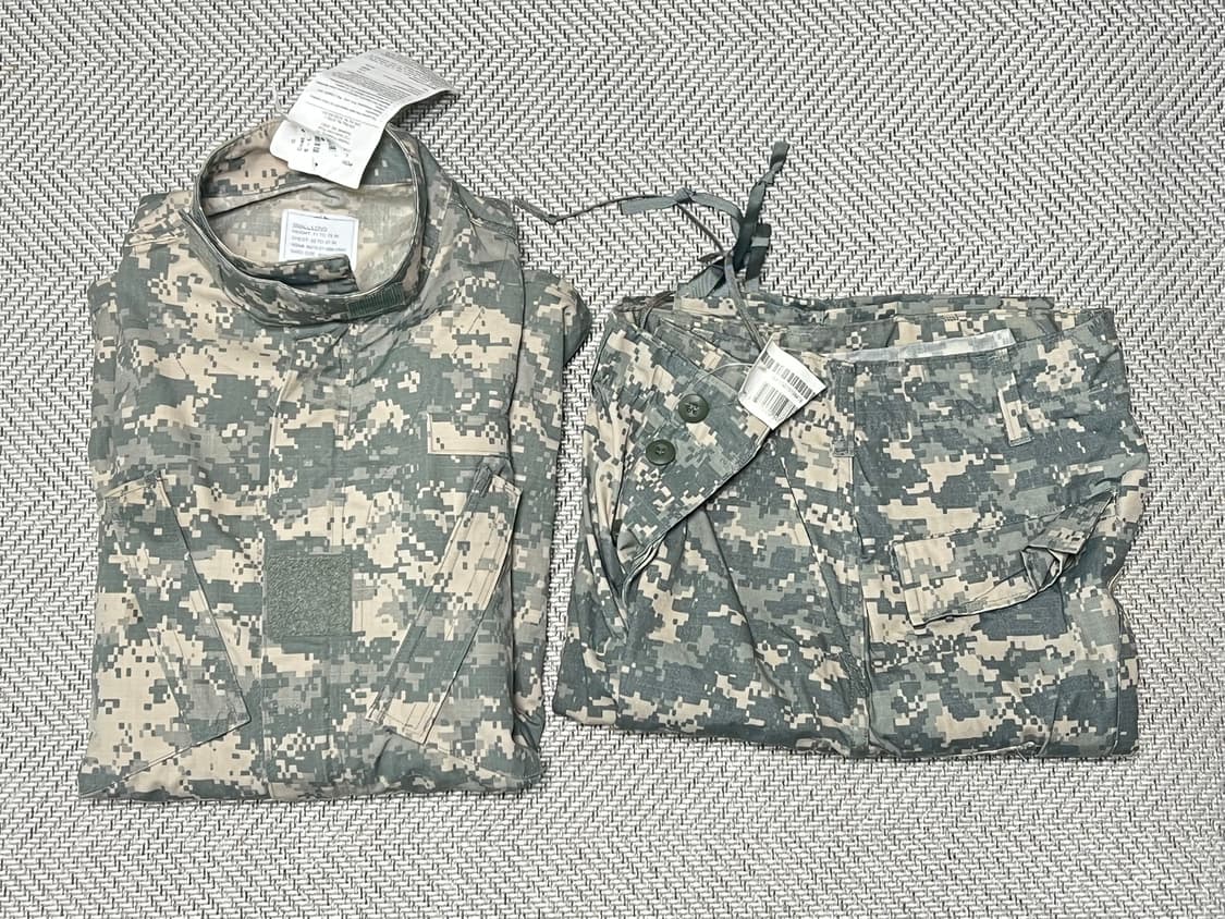 US Army 구형 ACU 전투복 상하의 세트 S-L 스몰롱 상품이미지2