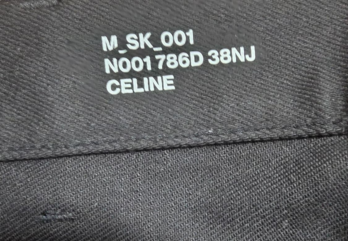 Celine 셀린느 블랙 스키니 데님 29사이즈!!! 상품이미지2