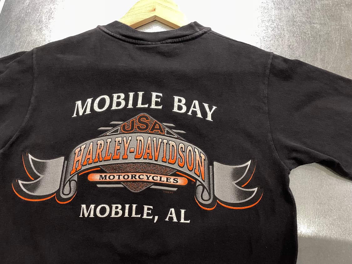 (S) USA Harley Davidson 할리 로고 프린팅 반팔티 상품이미지8