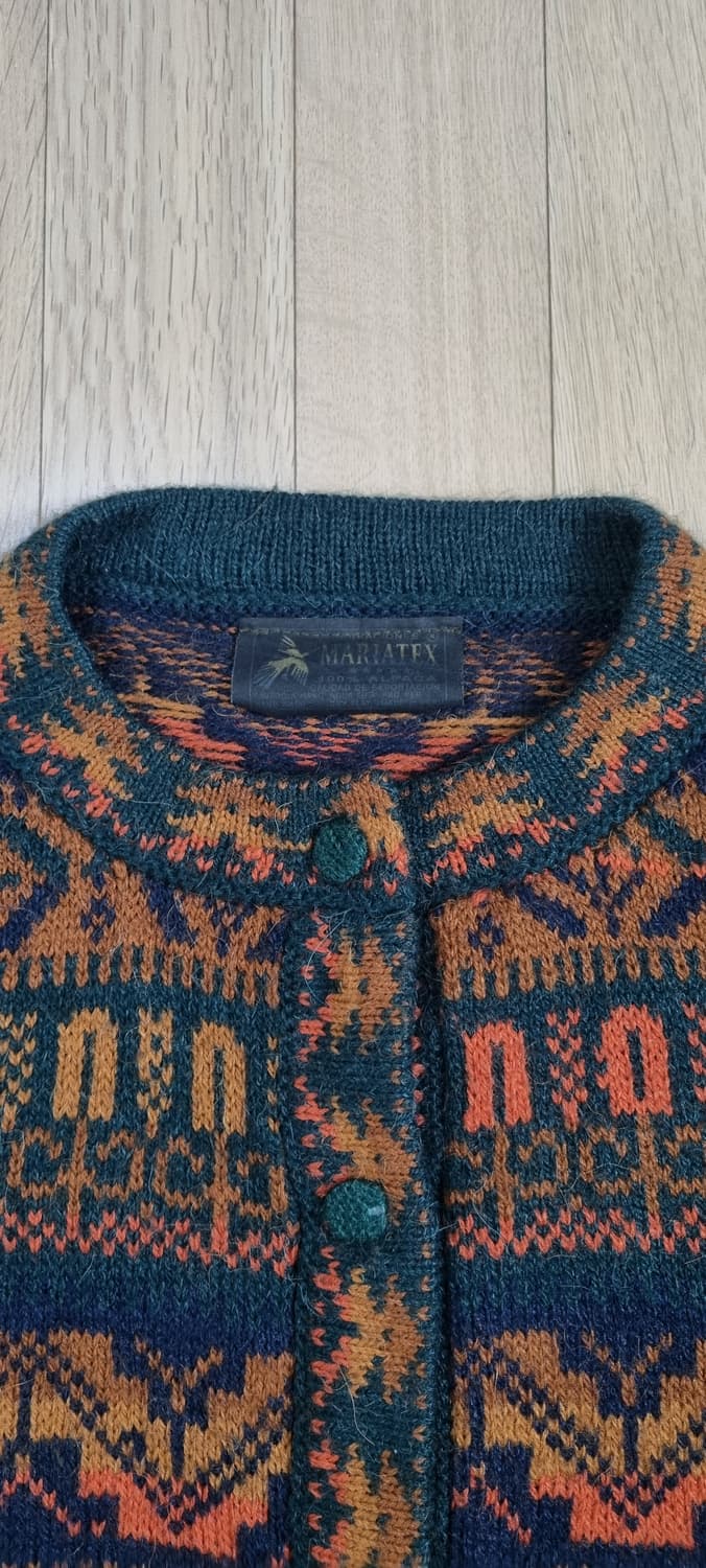 MARIATEX 알파카100% 노르딕패턴 가디건 Free _ 여성 상품이미지9