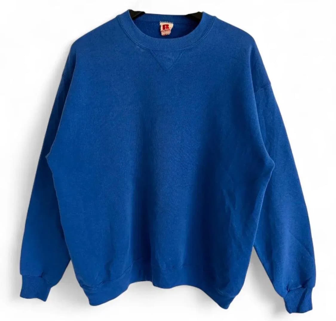 80s usa 러셀 맨투맨 블루  상품이미지2
