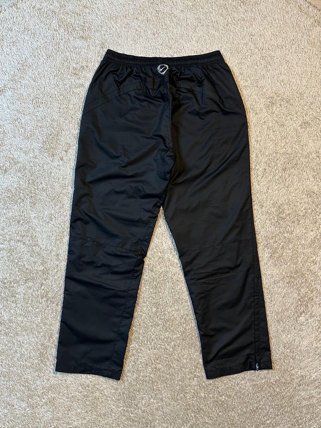 00's 나이키 올드스쿨 스우시 나일론 트랙팬츠 블랙 상품이미지4